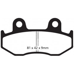 PASTIGLIE FRENO  MESCOLA CARBON SCOOTER CODICE R2332300 | EBC BRAKES | MPN: SFAC323