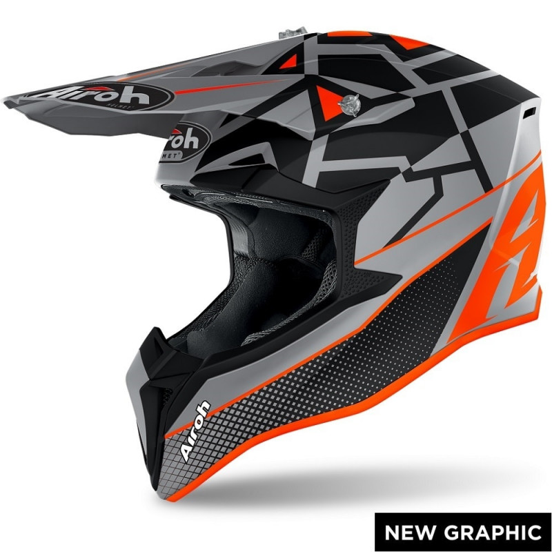 CASCO WRAAP YOUTH MOOD ORANGE MATT | AIROH