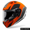 CASCO VALOR WINGS ORANGE MATT | AIROH