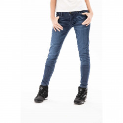 JUDY MEDIUM BLUE PANTALONI TESSUTO DONNA | IXON