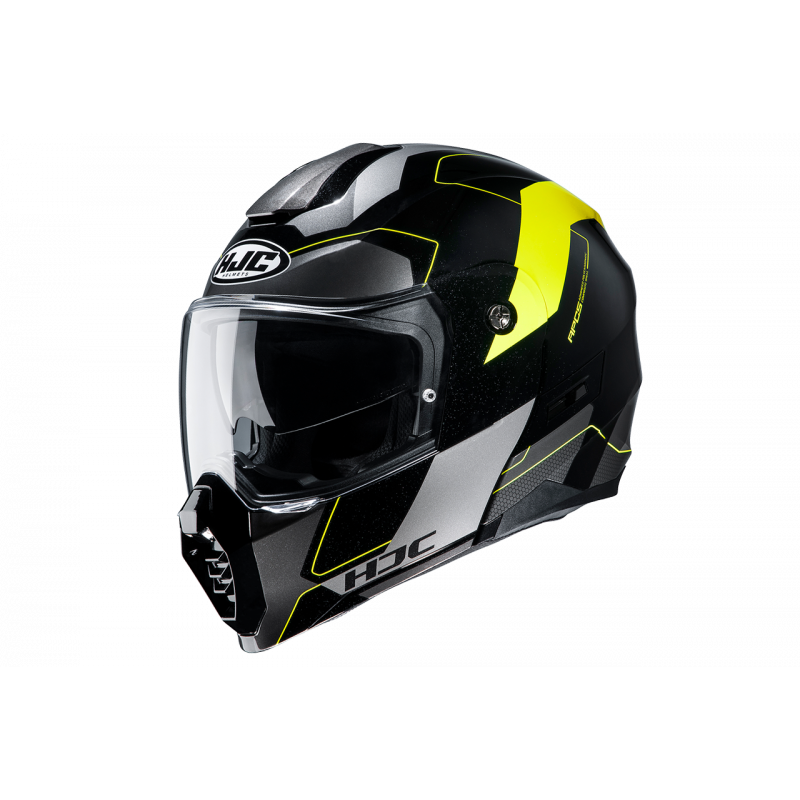 C80 ROX MC4H NERO GIALLO| HJC