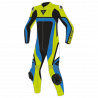 TUTA INTERA PELLE GEN Z JUNIOR PERF. FLUO YELLOW LIGHT BLUE | DAINESE