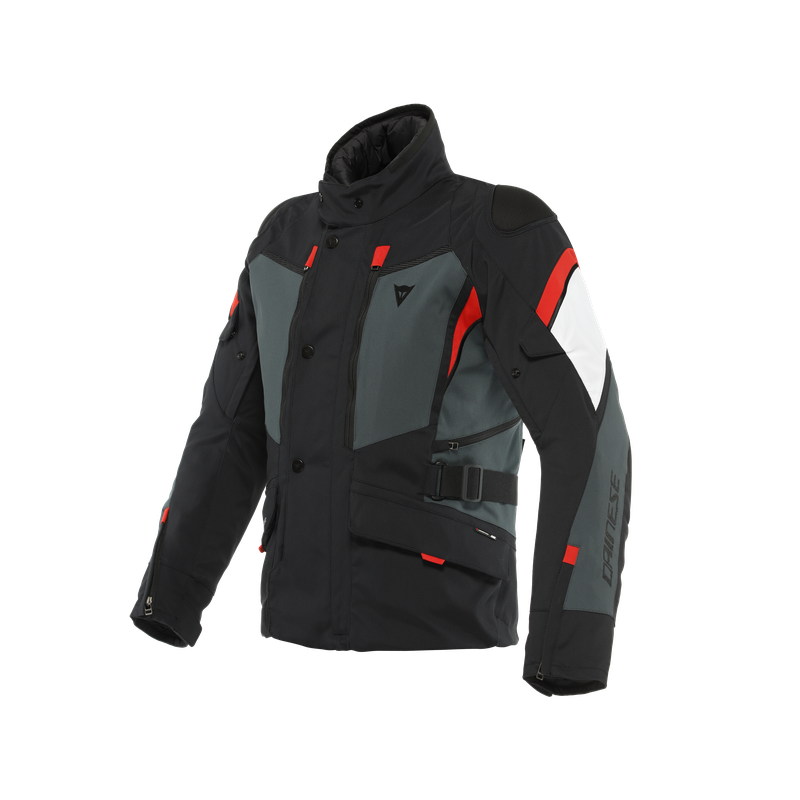 GIACCA CARVE MASTER 3 GORE-TEX BLACK EBONY LAVA RED | DAINESE