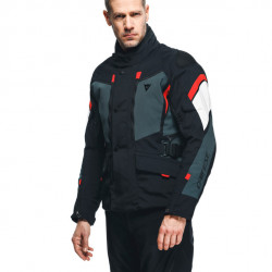 GIACCA CARVE MASTER 3 GORE-TEX BLACK EBONY LAVA RED | DAINESE