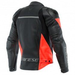 GIACCA RACING 4 PELLE LAVA RED BLACK | DAINESE