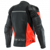 GIACCA RACING 4 PELLE LAVA RED BLACK | DAINESE