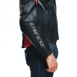 GIACCA RACING 4 PELLE LAVA RED BLACK | DAINESE