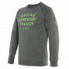 PADDOCK SWEATSHIRT CHARCOAL GRAY GREEN | DAINESE