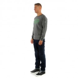 PADDOCK SWEATSHIRT CHARCOAL GRAY GREEN | DAINESE