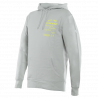 PADDOCK HOODIE GLACIER GRAY FLUO YELLOW | DAINESE