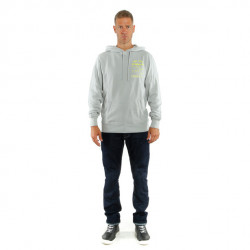 PADDOCK HOODIE GLACIER GRAY FLUO YELLOW | DAINESE