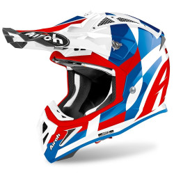 CASCO OFFROAD AVIATOR ACE TRICK BLUE GLOSS | AIROH