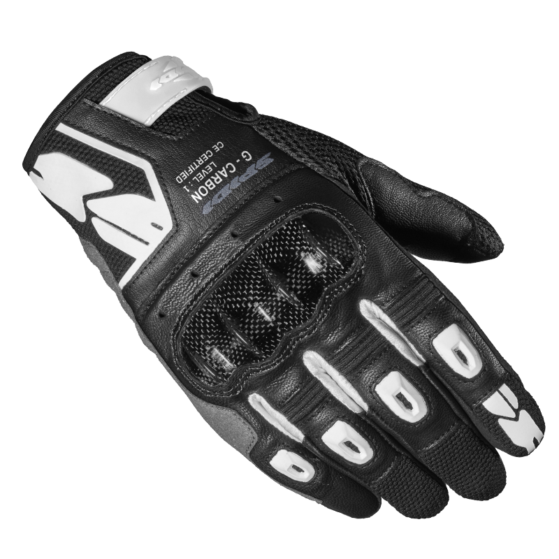 GUANTO G-CARBON DONNA COLORE NERO BIANCO | SPIDI |  C92-011