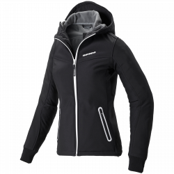 GIACCA HOODIE ARMOR DONNA COLORE NERO BIANCO | SPIDI |  T229-011