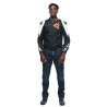 SPORTIVA LEATHER JACKET BLACK-MATT/BLACK-MATT/WHITE | DAINESE