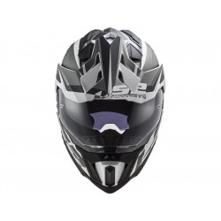 CASCO LS2 MX701 EXPLORER ALTER MATT BLACK WHITE