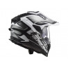 CASCO LS2 MX701 EXPLORER ALTER MATT BLACK WHITE