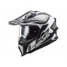 CASCO LS2 MX701 EXPLORER ALTER MATT BLACK WHITE