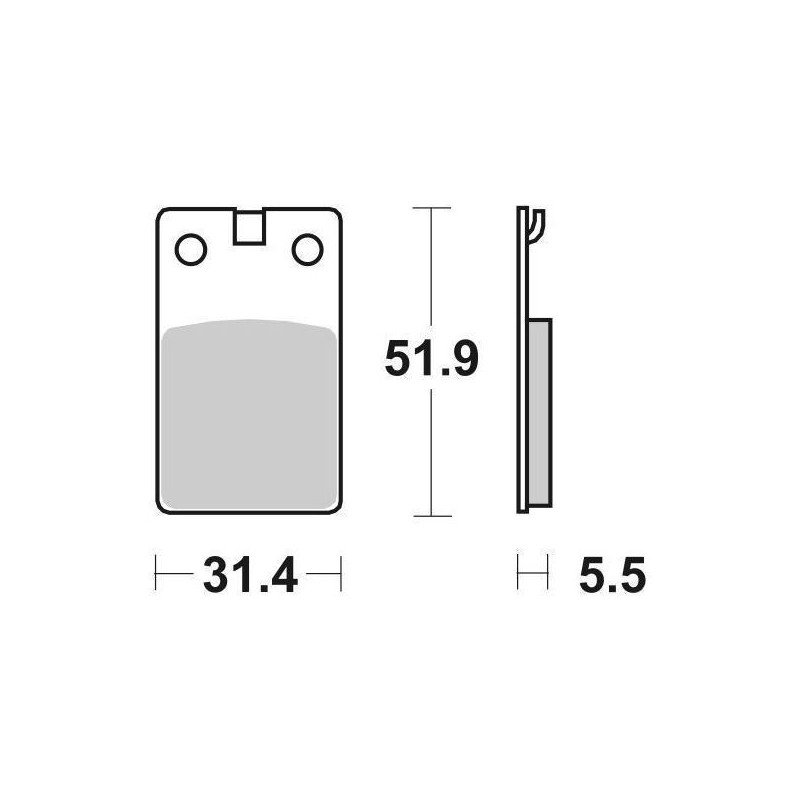 6561320 PASTIGLIE FRENO SBS 132HF | SGR