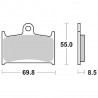 6566240 PASTIGLIE FRENO SBS 624HF | SGR