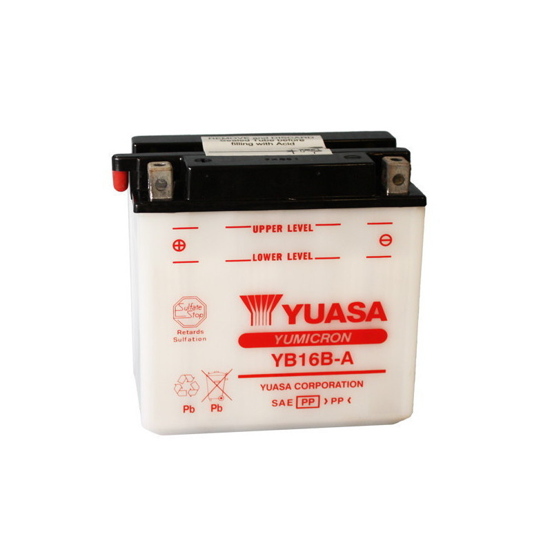 0651637 BATTERIA YUASA YB16B-A 12V-16AH | SGR