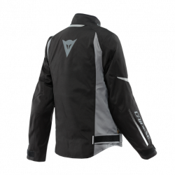 GIACCA VELOCE LADY D-DRY BLACK CHARCOAL-GRAY WHITE | DAINESE