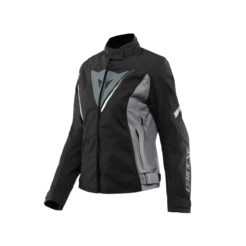 GIACCA VELOCE LADY D-DRY BLACK CHARCOAL-GRAY WHITE | DAINESE