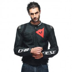 GIACCA PELLE SPORTIVA BLACK-MATT BLACK-MATT BLACK-MATT | DAINESE