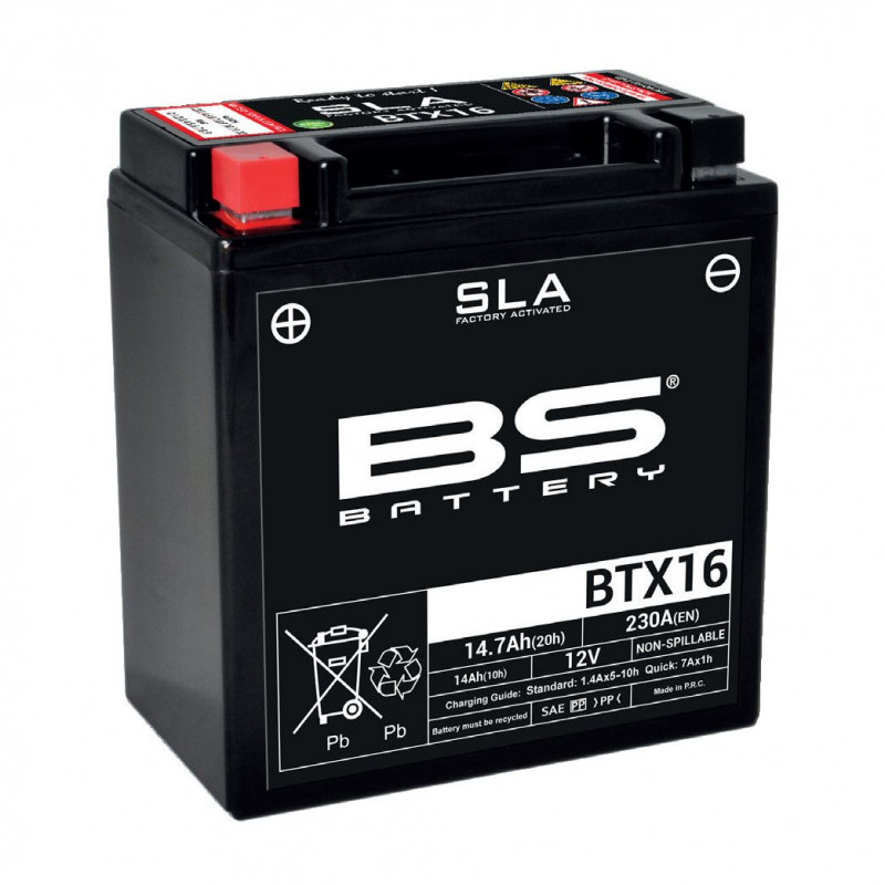 BATTERIA BS SLA BTX16 | BS BATTERY |MPN 300763