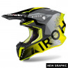 CASCO OFFROAD TWIST 2.0 BIT YELLOW GLOSS | AIROH