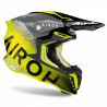 CASCO OFFROAD TWIST 2.0 BIT YELLOW GLOSS | AIROH