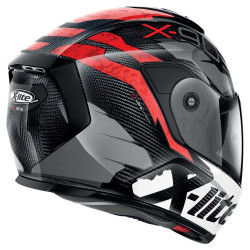 CASCO INTEGRALE X-903 ULTRA BARRAGE N 053 CARBON RED | X-LITE