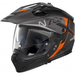 Casco modulare Nolan N100-5 UPWIND N-COM col. 63 nero bianco blu rosso -  Fridegotto Novara