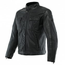 GIACCA IN PELLE ATLAS LEATHER JACKET BLACK | DAINESE