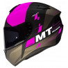 CASCO INTEGRALE TARGO RIGEL A8 ROSA FLUOR MATE | MT HELMETS