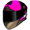 CASCO INTEGRALE TARGO RIGEL A8 ROSA FLUOR MATE | MT HELMETS