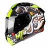 CASCO INTEGRALE TARGO CRAZYDOG G3 GIALLO FLUOR GLOSSY | MT HELMETS