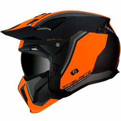 CASCO MODULARE STREETFIGHTER SV TWIN C4 MATT FLUOR ORANGE | MT HELMETS