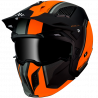 CASCO MODULARE STREETFIGHTER SV TWIN C4 MATT FLUOR ORANGE | MT HELMETS