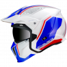 CASCO MODULARE STREETFIGHTER SV TWIN B7 GLOSS PEARL BLUE | MT HELMETS