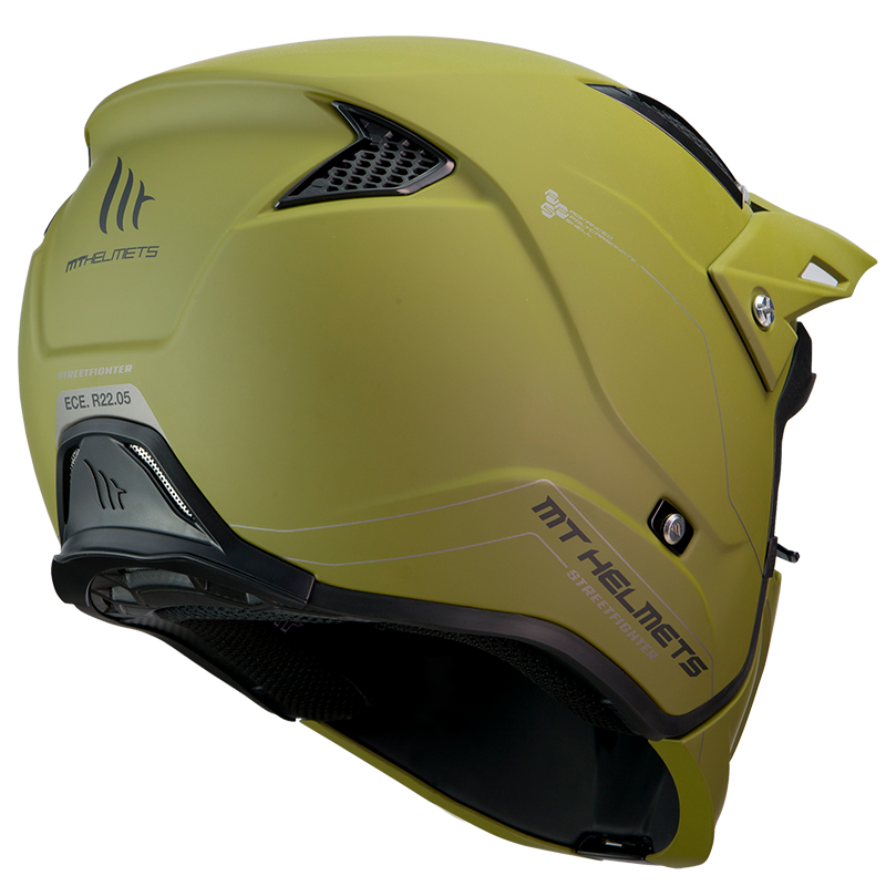 CASCO MODULARE STREETFIGHTER SV SOLID A6 MATT GREEN