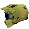 CASCO MODULARE STREETFIGHTER SV SOLID A6 MATT GREEN | MT HELMETS