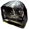 CASCO INTEGRALE REVENGE 2 SKULL & ROSES A1 NERO MATE | MT HELMETS