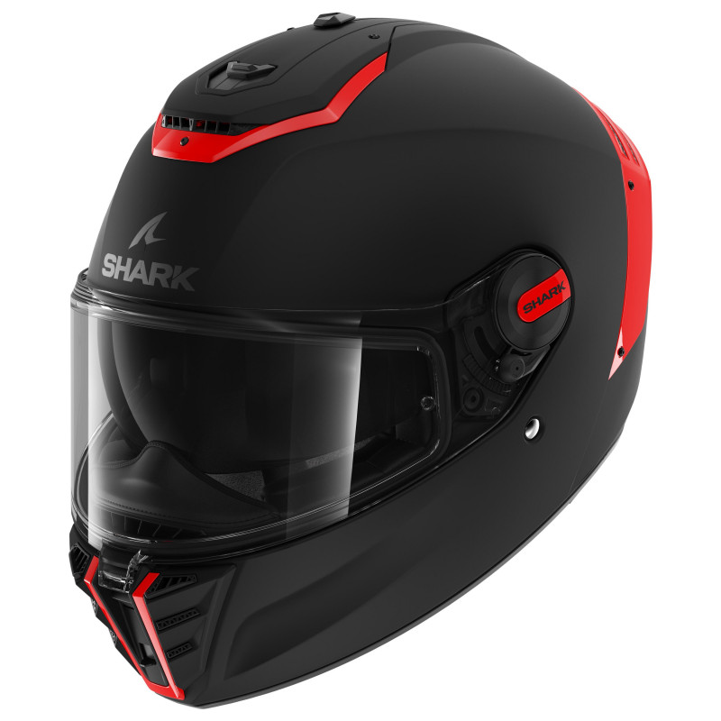 CASCO SPARTAN RS BLANK MAT SP BLACK ORANGE BLACK | SHARK