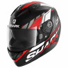 CASCO RIDILL 1.2 PHAZ MAT   BLACK RED WHITE | SHARK