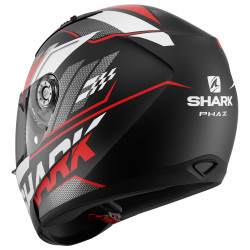 CASCO RIDILL 1.2 PHAZ MAT   BLACK RED WHITE | SHARK