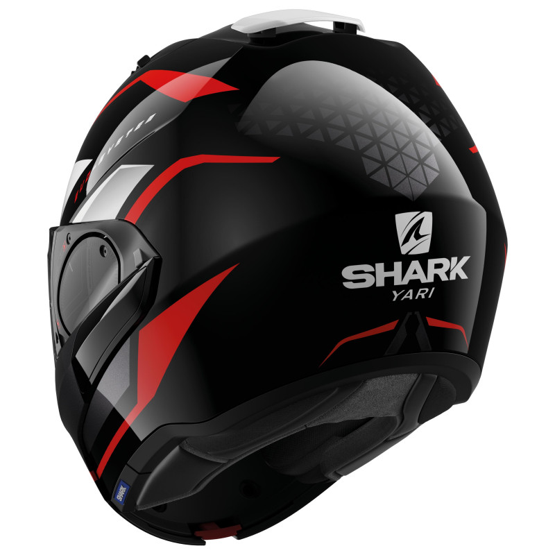 CASCO EVO ES YARI BLACK RED WHITE