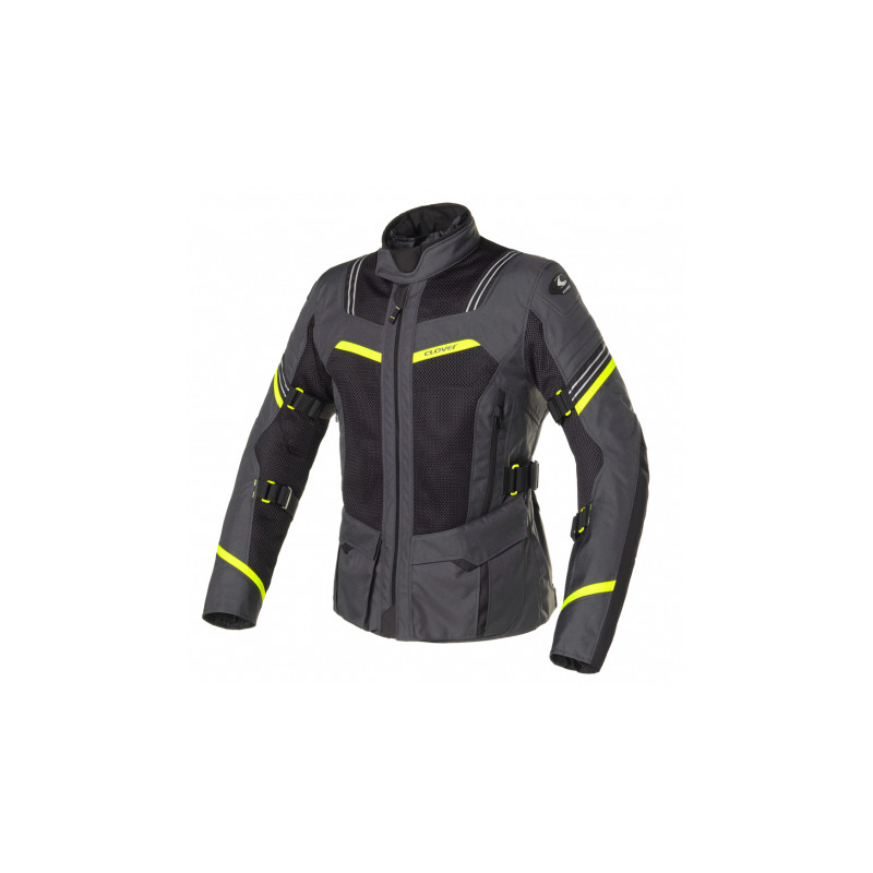 GIACCA IMPERMEABILE VENTOURING-3 WP AIRBAG JACKET GRIGIO GIALLO NERO | CLOVER