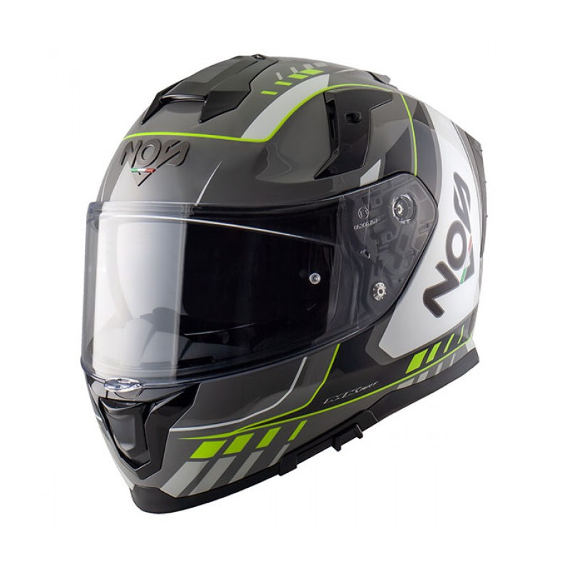 CASCO NOS NS-10 FULL FACE MIG FLUOR YELLOW