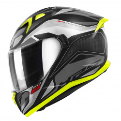 CASCO INTEGRALE 50.8 BRAVE NERO TITANIO GIALLO | GIVI